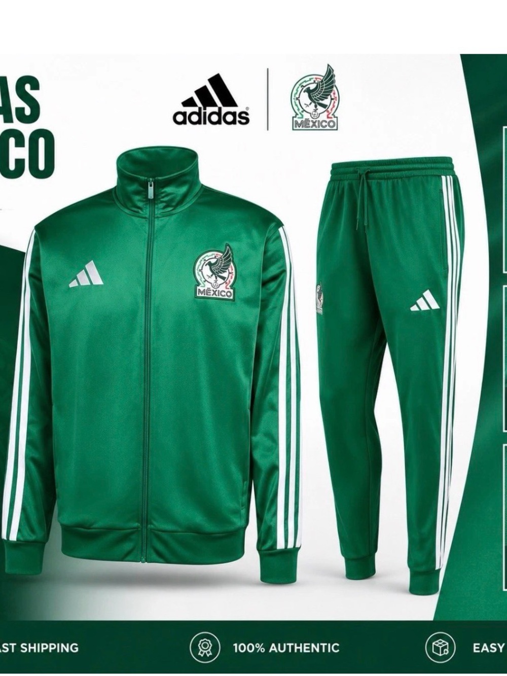 adidas - Men's Mexico DNA Fleece set size Large